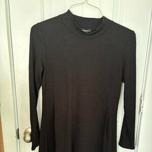 Ribbed, Madewell, Mock Turtleneck Dress